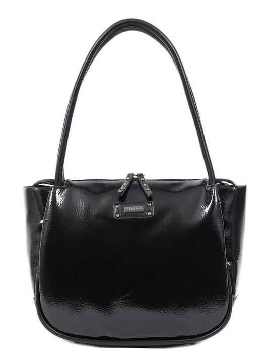 Doca Damen Tasche Schulter Schwarz