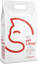 Kitties Φυτική Άμμος με Άρωμα Ροδάκινο 2.6kg / 7lt Kitties Φυτική Άμμος με Άρωμα Ροδάκινο 2.6kg / 7lt