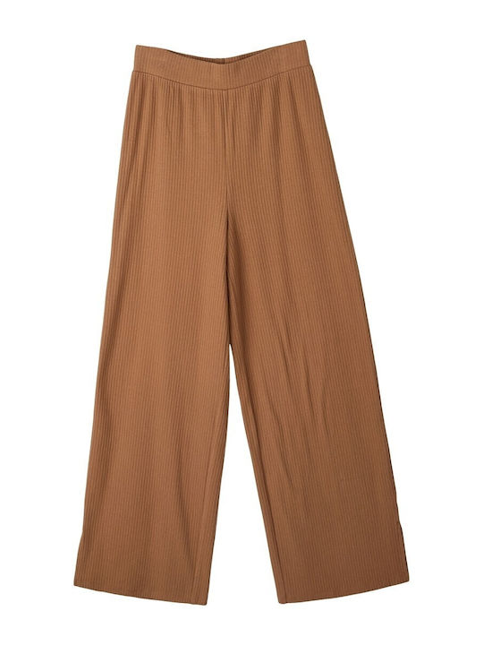Kids' Palazzo Pants Beige