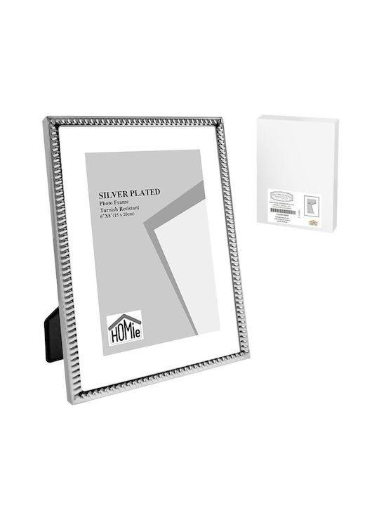 Silver Plated Thin Weave Frame 15x20cm Homie 32...