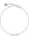 Edblad Women's Chain Bracelet Made of Stainless Steel with Pearls 5cm