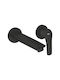 Grohe Eurosmart Mixer Wall-mounted Sink Concealed Installation Without Internal Body 211 Mm Matte Black