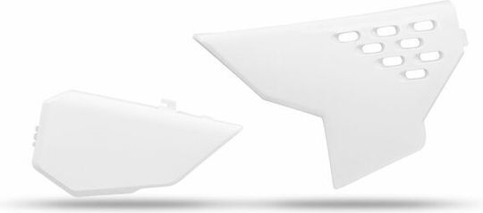 UFO Plastic Lateral Motocicletă pentru Husqvarna FC 450 - Magazin online / FC 350 - Magazin online / FC 250 - Magazin online Alb 1buc