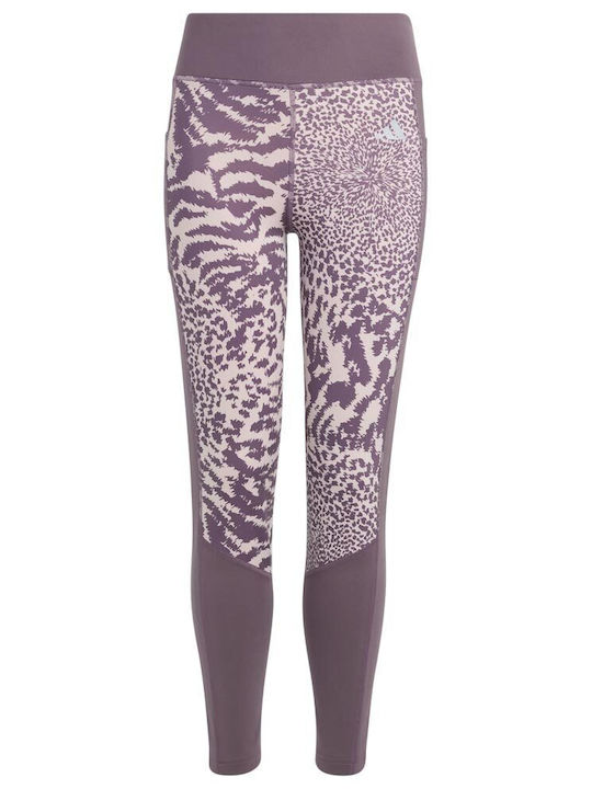 Adidas Kids Long Legging Animal Print Pink