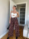 Women's Leopard Brown Trousers