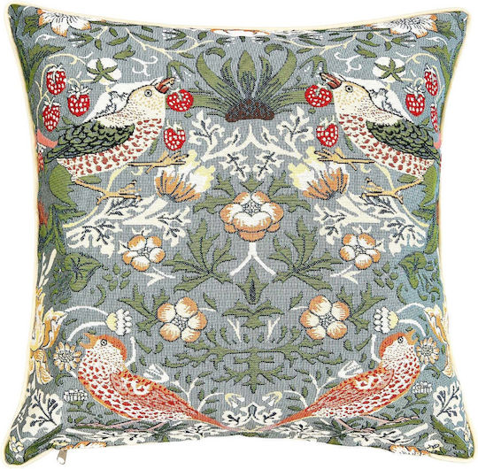 Signare Διακοσμητική Μαξιλαροθήκη 45x45cm – Strawberry Thief Grey 28 95€ 20 27€