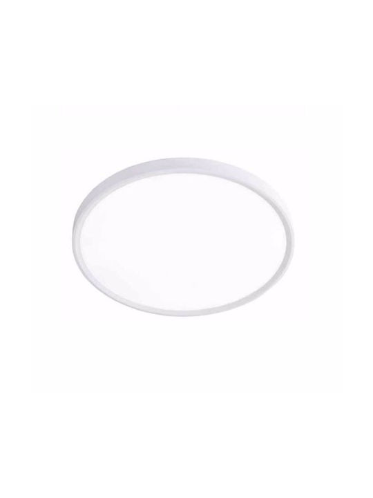 Inlight Πλαφονιέρα Οροφής 60εκ. Λευκή με Ενσωμα...