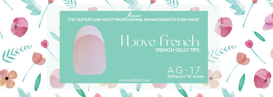 Alezori Gelly Tips French Ag-17 300pcs