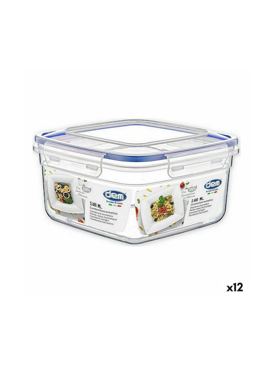 Dem Plastic Lunch Box 21cm 12pcs