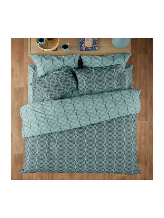 Kentia Πάπλωμα Μονό 160x240εκ. Jentry 02 Green ...