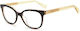 Kate Spade Women's Acetate Butterfly Brown Prescription Eyeglass Frames