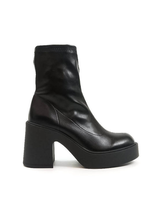 Marquiiz Leather Women's Ankle Boots Black