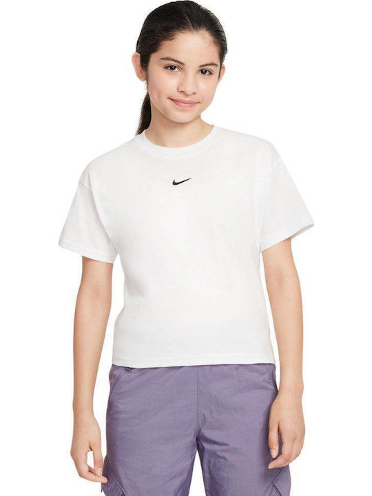 Nike Παιδικό T-shirt Λευκό Sportswear