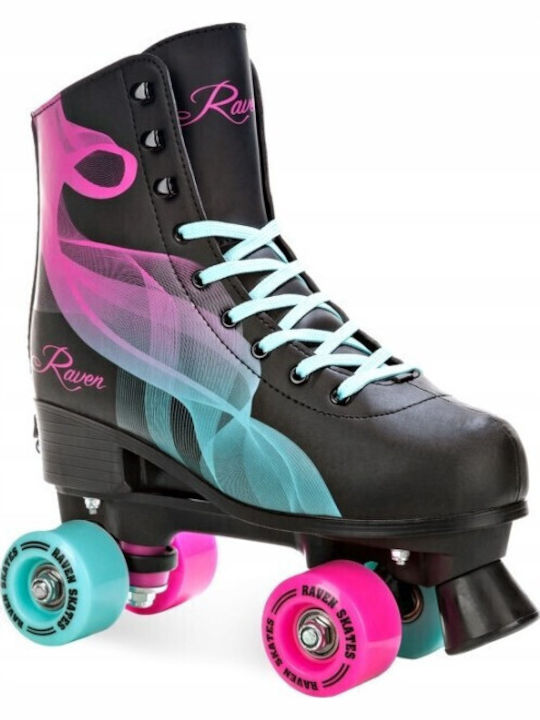 Adjustable Roller Skates Raven Serena Turquoise Pink L 39-42