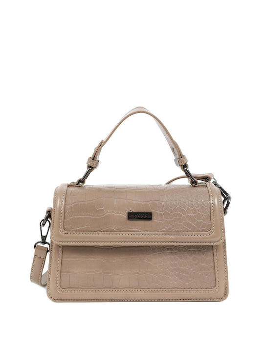 Doca Damen Tasche Hand Beige