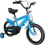 14" Kinder Fahrrad BMX Blau