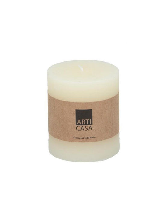 Plastona Decorative Candle Beige 1pcs