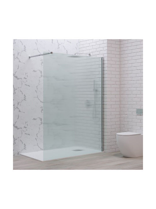Karag Walkin 1 Flute Feste Seite für Dusche 90x200cm Panflöte Chrom