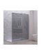 Karag Walkin 1 Fume Feste Seite für Dusche 80x200cm Rauchgase Chrom