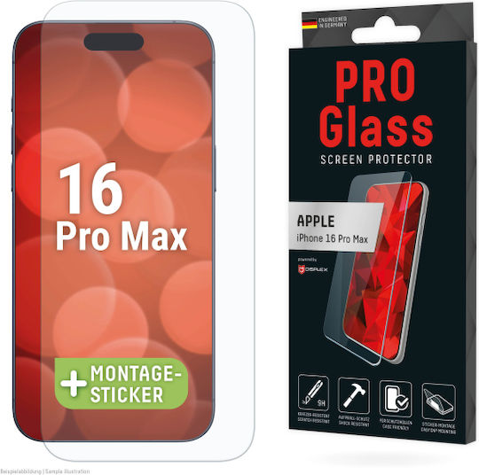 Displex Закалено стъкло (iPhone 16 Pro Max)