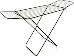 Klikareto Metallic Folding Floor Clothes Drying Rack with Hanging Length 20m