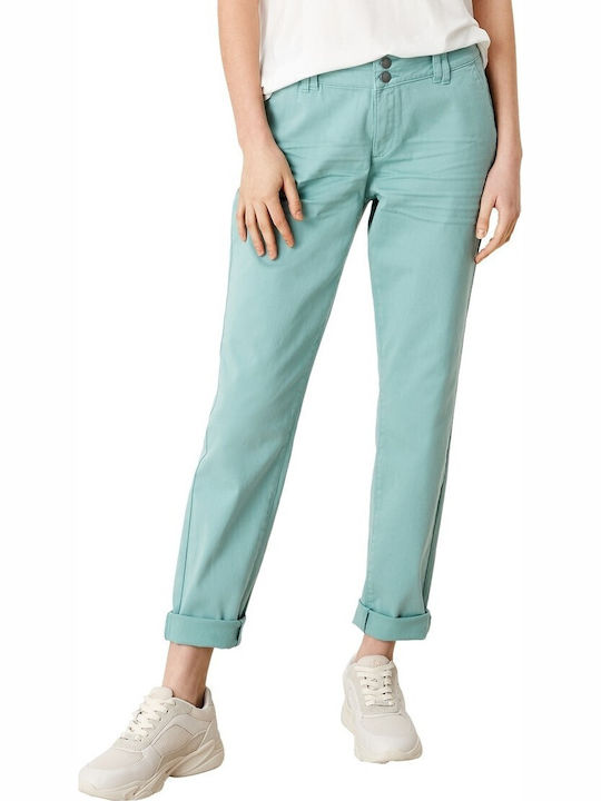 Damen Stoff Hose Emerald