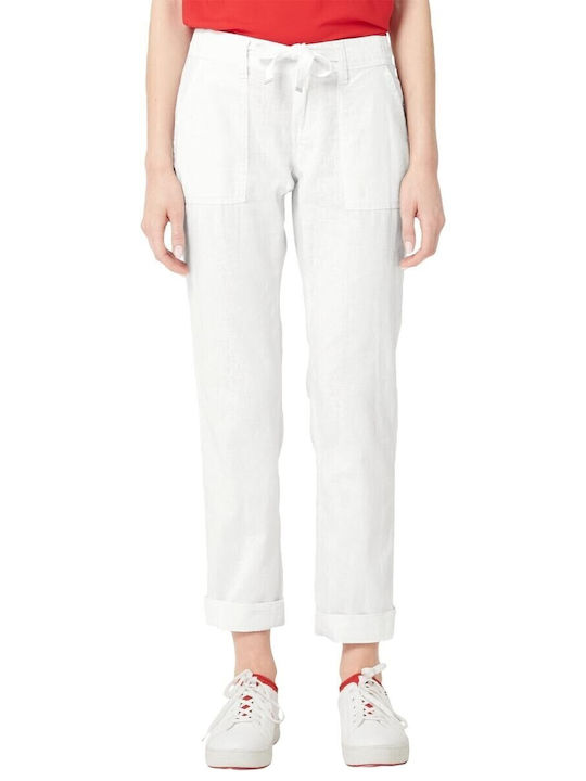 Damen Stoff Hose White
