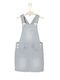 Kinder Latzrock aus Jeans Blau
