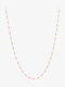 Voila Rosary Necklace Made of Gold Plated Silver Lilac