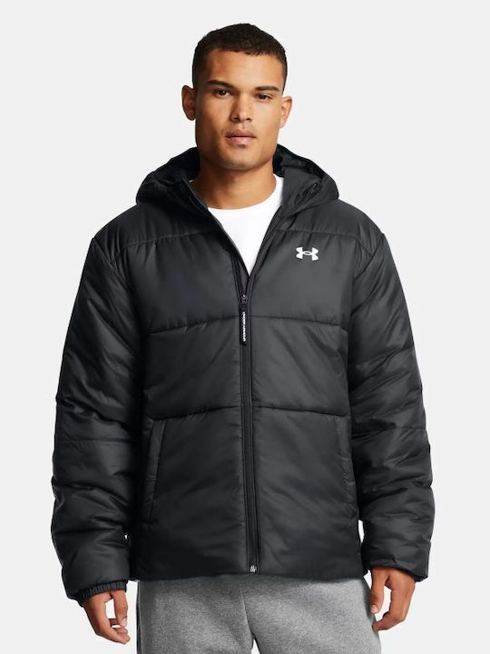 Under Armour Winter Jacket Black Velvet Black Metal 1389182 001 Skroutz.eu