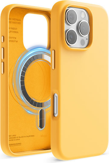 Elago Back Cover Σιλικόνης 1.7mm Κίτρινο (iPhone 16 Pro Max)