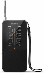 Philips Tar1509 Ραδιοφωνάκι Μπαταρίας Μαύρο