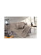 Set Decken & Couchdecken Fell 120×160 & Kissenhülle 42×42 Dekoration Guy Laroche Elixir Taupe