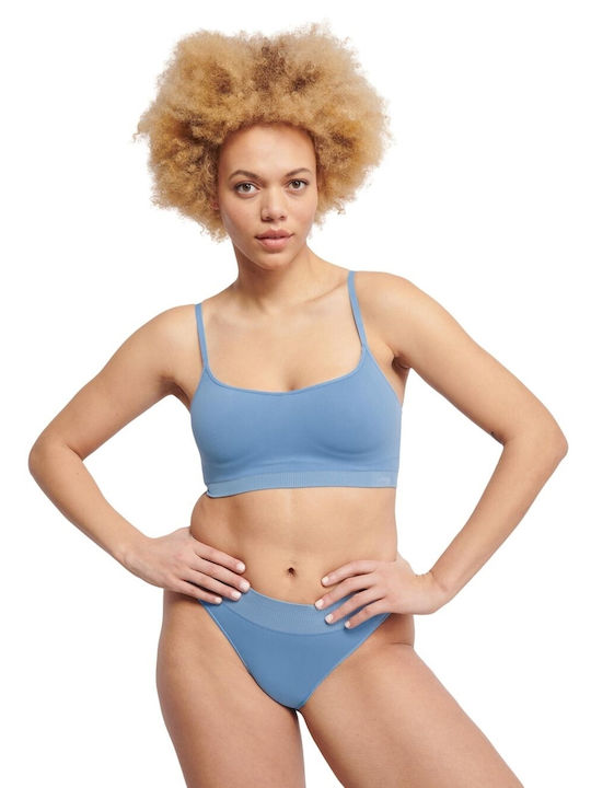 Sloggi Women's Bra without Padding Light Blue