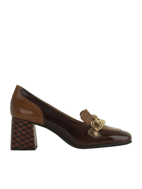 Pedro Miralles Leather Tabac Brown Heels