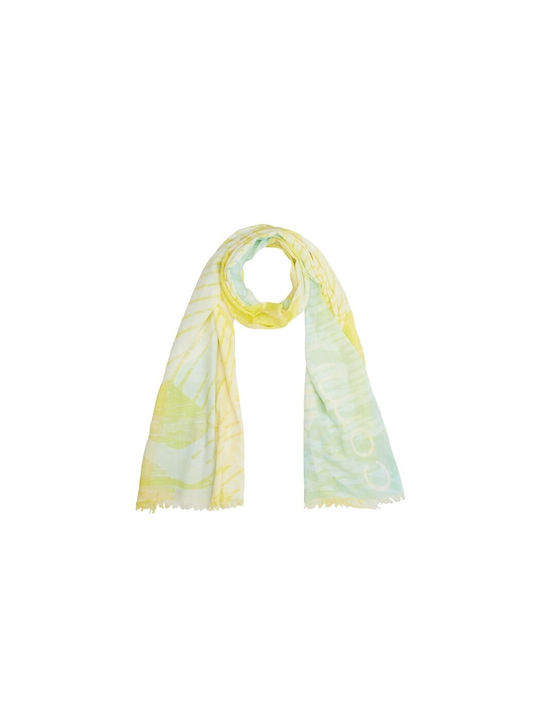 Comma Women's Wool Scarf Green