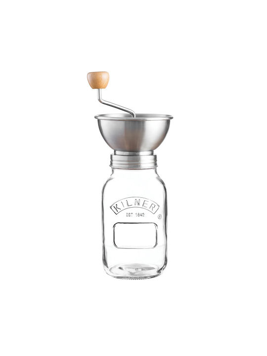 KIlner Σετ 4τμχ Βάζα Γενικής Χρήσης με Καπάκι Γυάλινο Διάφανο 1000ml