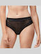 Γυναικείο Slip με Δαντέλα Black