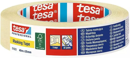 Tesa Хартиена лента Professional 51023-00012-00 25мм x 40м