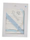 Cangaroo Baby Bath Towel-Bathrobe Hooded Cute Prince Blue 75x75cm