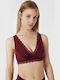 Minerva Fimelle Elegance Bralette Σουτιέν Μπορντό