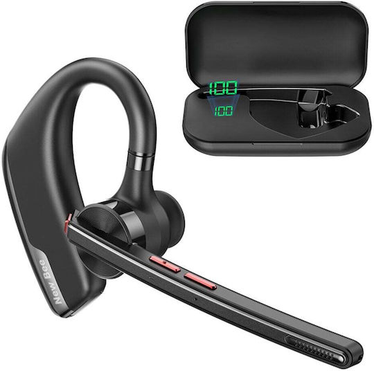 NewBee M51 In-Ear Bluetooth-Freisprecheinrichtung Kopfhörer mit Ladeetui Schwarz