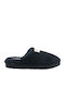Winter Damen Hausschuhe mit Fell Schwarze