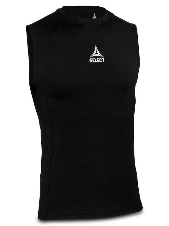 Select Sport Ανδρική Ισοθερμική Αμάνικη Μπλούζα Compression Μαύρη