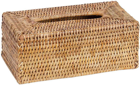 Rattan Taschentuchbox 26x14x10cm