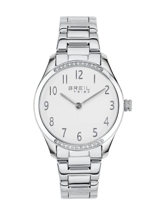 Breil Women's Watch 26mm Chronograph Battery with Silver Stainless Steel Bracelet