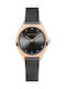 Bering Time Damenuhr 31mm Batteriebetrieb mit Schwarzem Edelstahlarmband