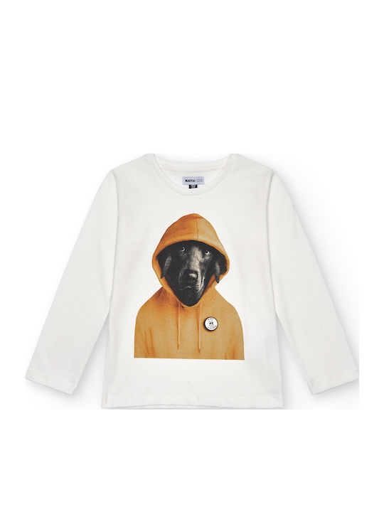 Kids' Shirt Long Sleeve Ecru
