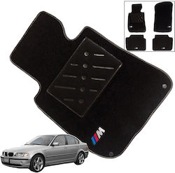 Carro 242513 Πατάκια Αυτοκινήτου Μοκέτα Bmw 3 E46 98-05 Τέσσερα Κεντήματα Μ Black 4 Τεμάχια Carro 242513 Πατάκια Αυτοκινήτου Μοκέτα Bmw 3 E46 98-05 Τέσσερα Κεντήματα Μ Black 4 Τεμάχια