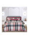 Greenwich Polo Club Bettbezug-Set Baumwollsatin Übergröße mit 2 Kissenbezügen 220x240 2194 Grey, Red, Beige